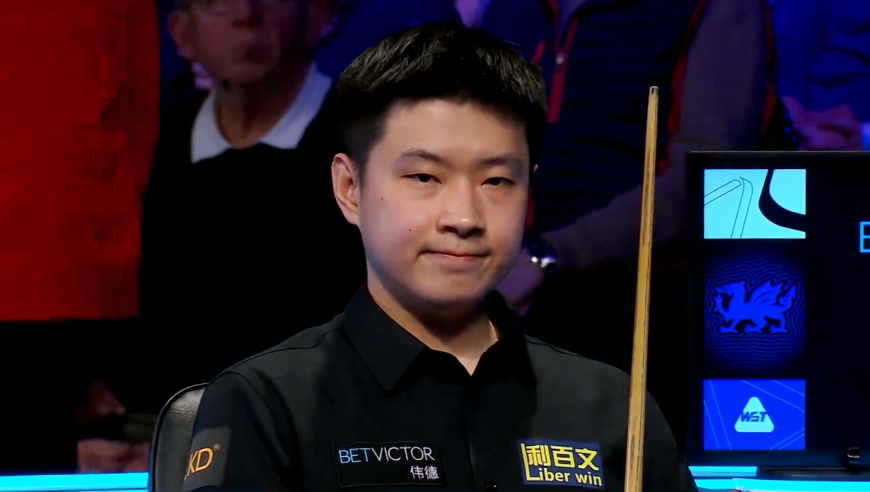 威尔士公开赛：赵心童不敌宾汉姆无缘8强 丁俊晖世锦赛门票受威胁