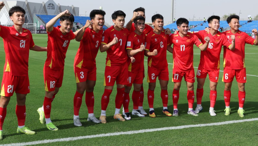 U23亚洲杯：越南2-0约旦迎开门红 阮庭北点射建功 阮孝明破门