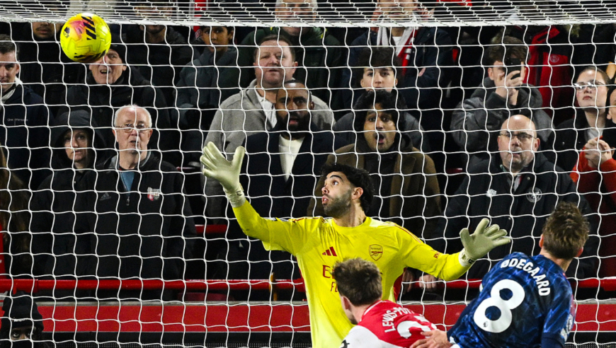 运气好捡回一分！阿森纳1-1小蜜蜂：马杜埃凯破门拉亚神扑救主