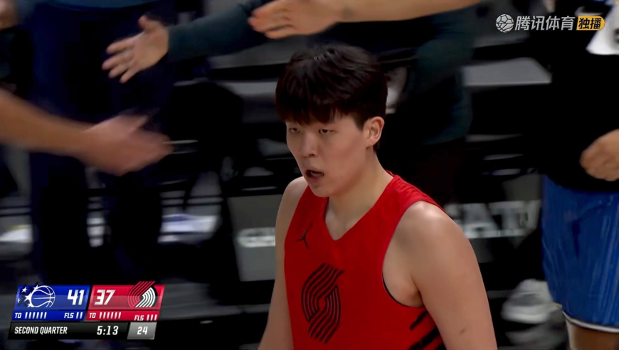 杨瀚森第二节表现回顾：遮天火锅送血帽 声东击西妙传队友