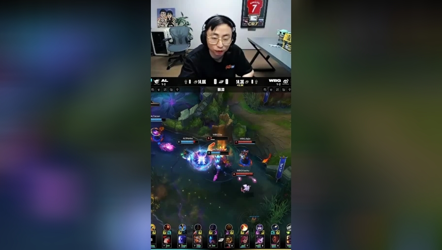 水晶哥解说WBG对战AL第二局 完全不是对手,好不容易抓到机会开大龙,结果人龙全被AL收下,wbg遭遇三连败
