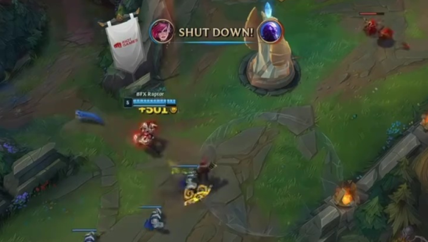 六分钟单杀BFX中单两次，Knight这个手太狠了