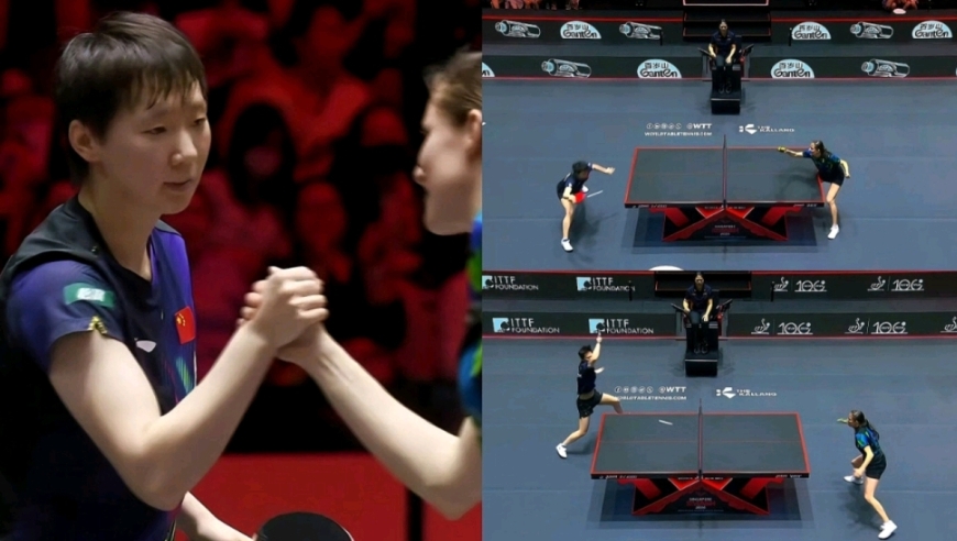 王曼昱对阵莎宾&middot;温特秒变&ldquo;王大墙&rdquo;！数次严密护大角度令其频频摊手看教练