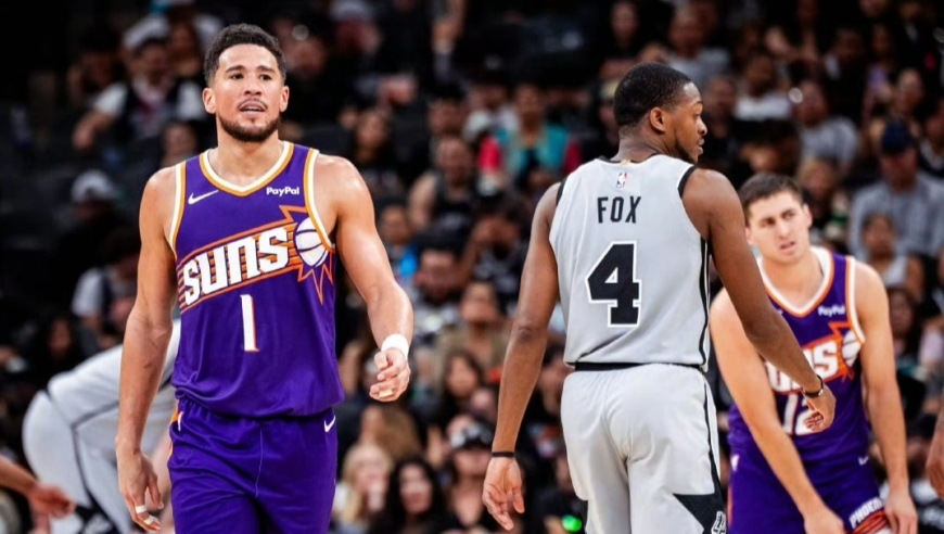 随着太阳100-101惨遭绝杀，马刺险胜，NBA最新积分榜:太阳难争第6！