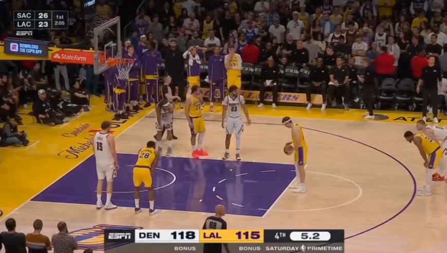 回顾湖人对阵掘金加时赛高能全过程