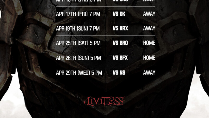 LCK常规赛T1赛程表：首轮4月4日、8日接连迎战HLE、GEN