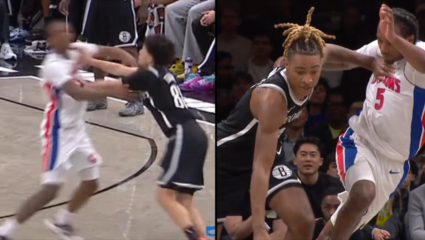 15秒两次冲突！特拉奥雷推翻霍兰德吃恶犯 后者下回合假摔+克劳尼骂裁判同吃T