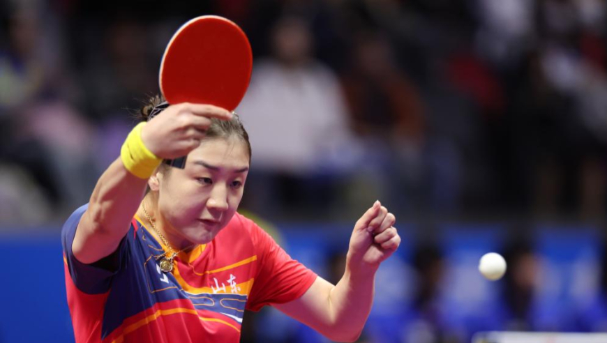 太精彩！陈梦强势追分打停朱雨玲 两人大秀超绝手感邓亚萍连连感叹