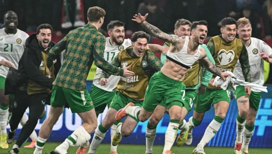 世预赛神剧本！爱尔兰读秒绝杀匈牙利，反超对手进附加赛