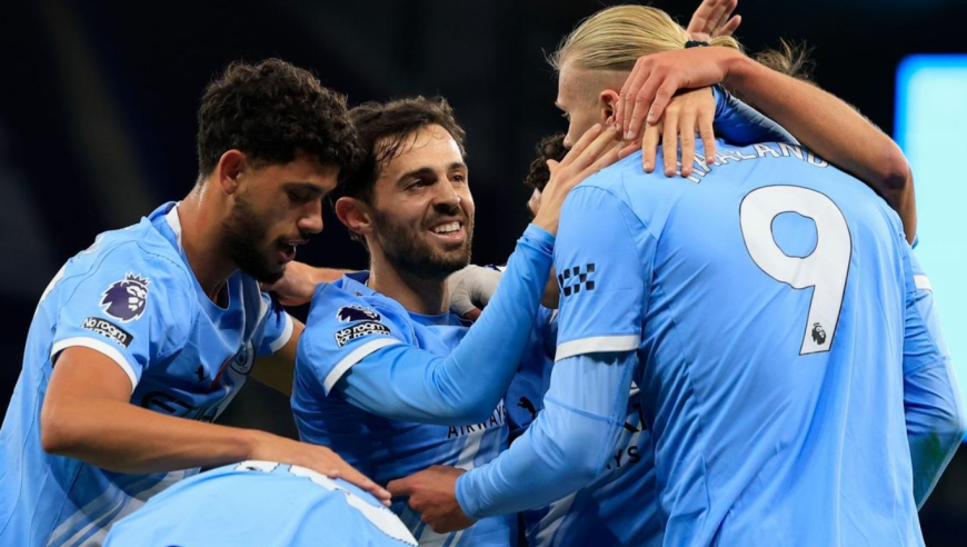 一场3-1让曼城超越利物浦，哈兰德踢疯了：13场狂轰17球