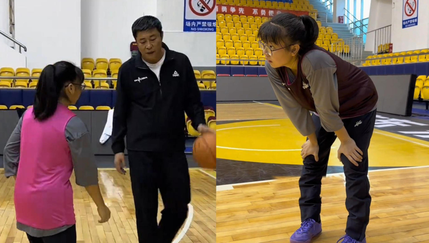 篮球未来之星！广西高二女生一招神龙摆尾走红，试训广东女篮表现出炉