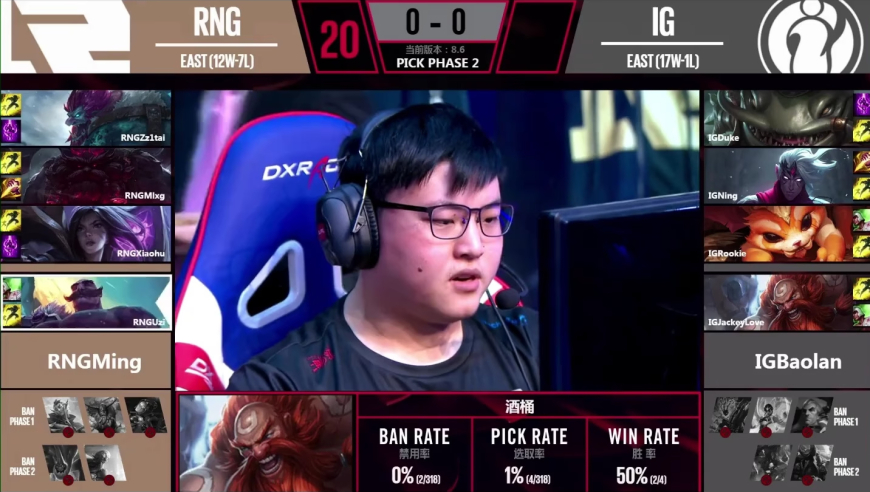 LOL：Rookie回忆被Uzi终结18连胜，不是输给Uzi，是输给号令之旗