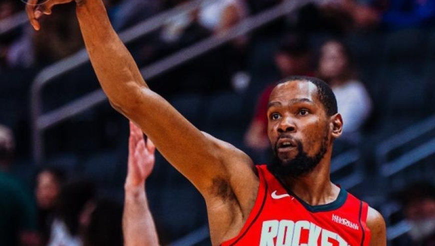 杜兰特完爆鹰王，申京15+9+10探花4记三分，火箭终结老鹰11连胜