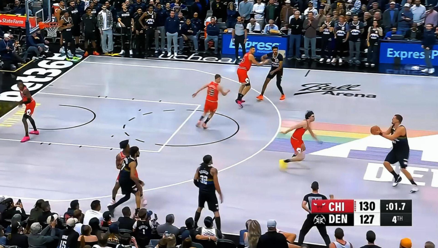 掘金公牛生死时刻：公牛四罚全中但错误犯规 约基奇超远绝平三分不中