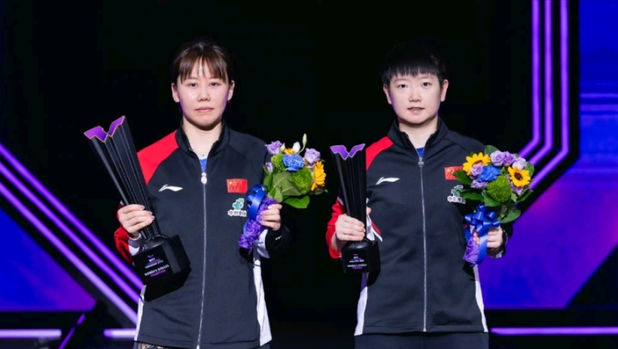 日本冠军赛女单颁奖仪式，陈幸同登顶值得祝贺，孙颖莎屈居亚军