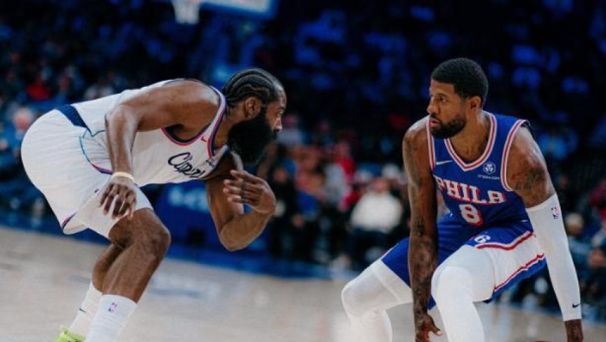 乔治复出马克西39+3+6，哈登单节17分连场燃尽自己，76人逆转快船