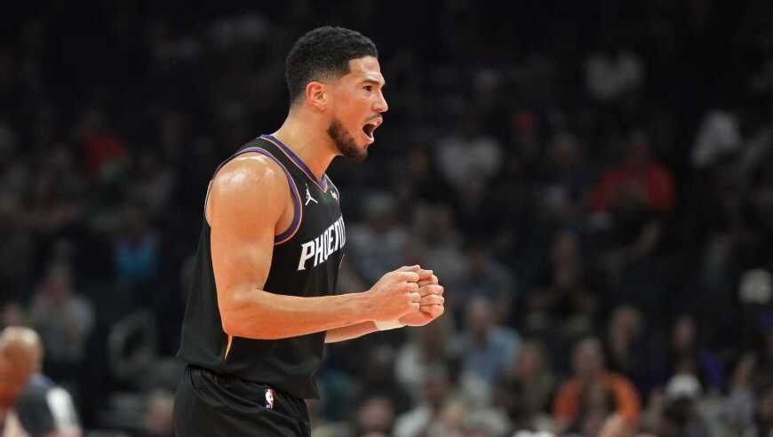 NBA杯：终结4连败！布克36+9+6三分太阳大胜爵士 马卡33分