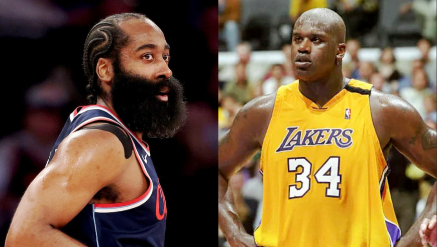 里程碑！哈登生涯总分超奥尼尔升历史第9 现役仅少于詹皇杜兰特