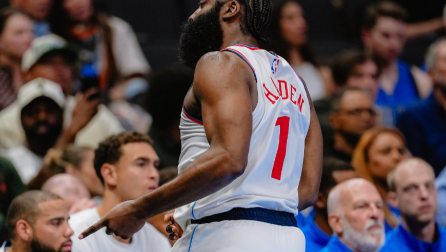 准绝杀被吹掉！哈登41+14+11创纪录惊险终结6连败 36岁鏖战51分钟