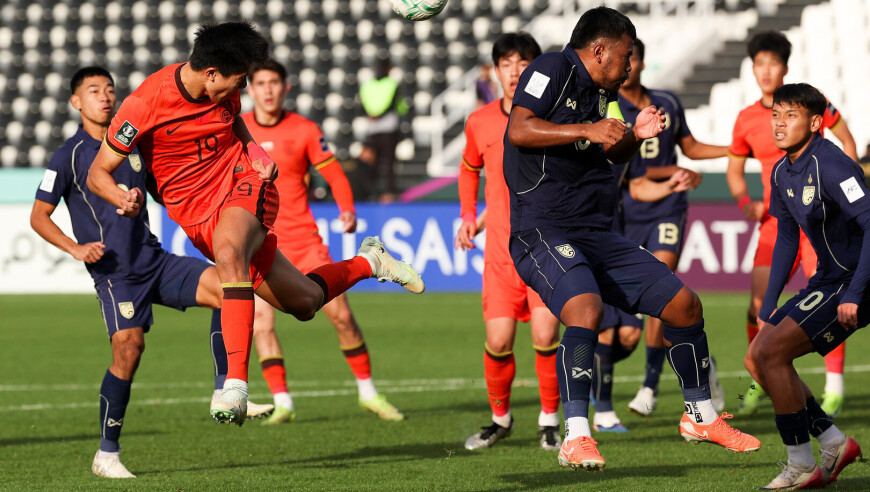 U23亚洲杯国足逼平泰国队历史性出线，17日向四强发起冲击