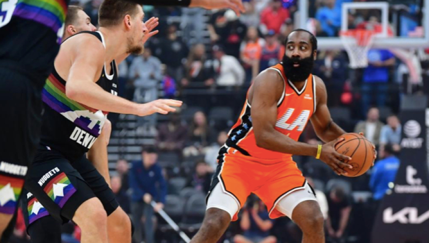 大反扑！快船轰19-2攻势反超：哈登轰19+4，约基奇爆砍33分