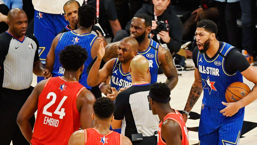 想得一分真难！回顾2020年全明星赛生死时刻：众巨星为赢球真急眼了！