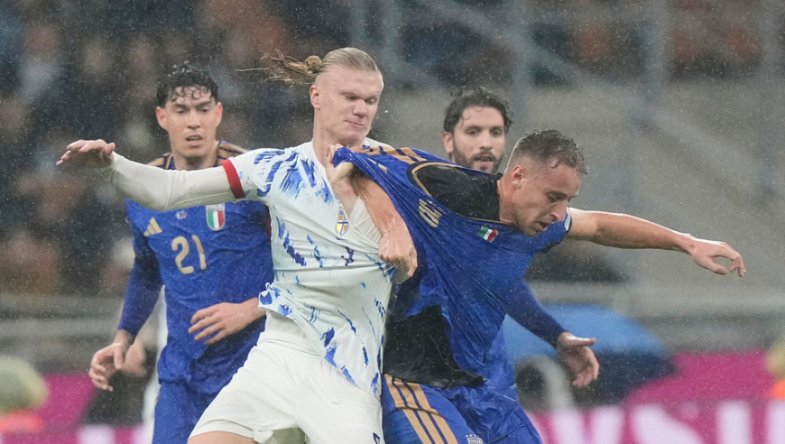 27年后再进世界杯！世预赛：挪威4-1逆转意大利 8战全胜 哈兰德双响