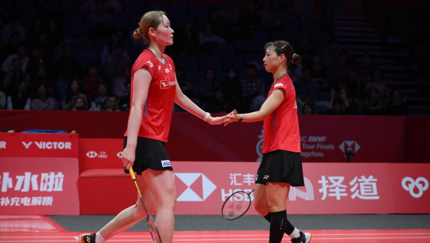 日本vs大马女双惊天一球 132拍马拉松大战震撼全场 四人打完几乎累瘫