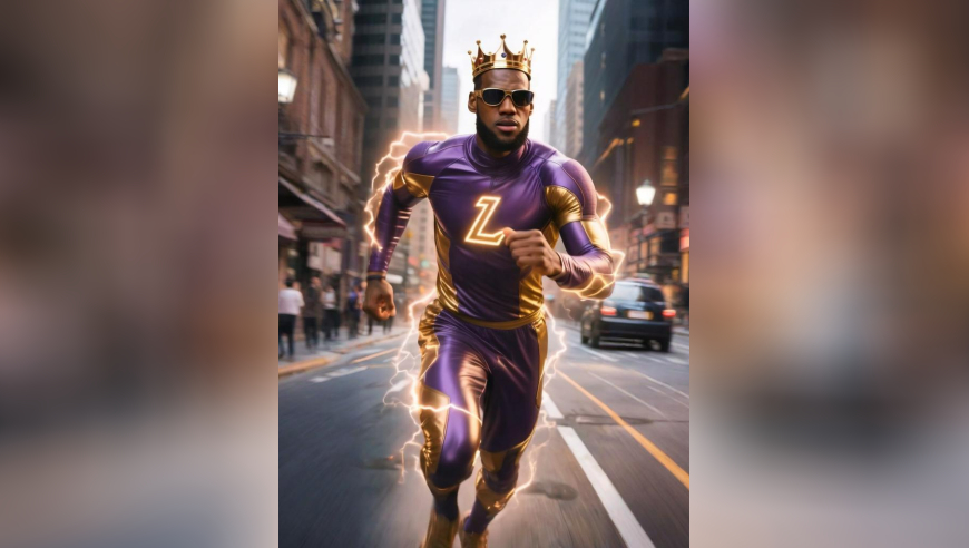 【AI搞笑NBA】詹皇侠【下】老詹劫匪一对一谁能胜出？