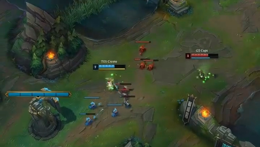 S15全球总决赛：TES VS G2 第一局 TES时隔五年再次晋级四强！伟大无需多言！