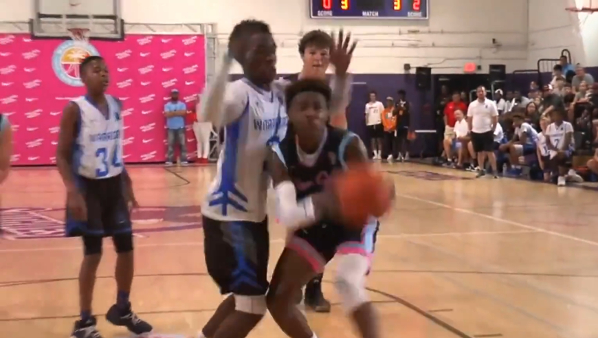 史上最强星二代布朗尼詹姆斯，他用实力证明他能打NBA靠的是自己的努力！