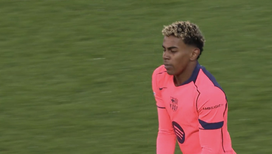 巴萨天秀破门！亚马尔油炸丸子过人策动+得分，费尔明脚后跟助攻