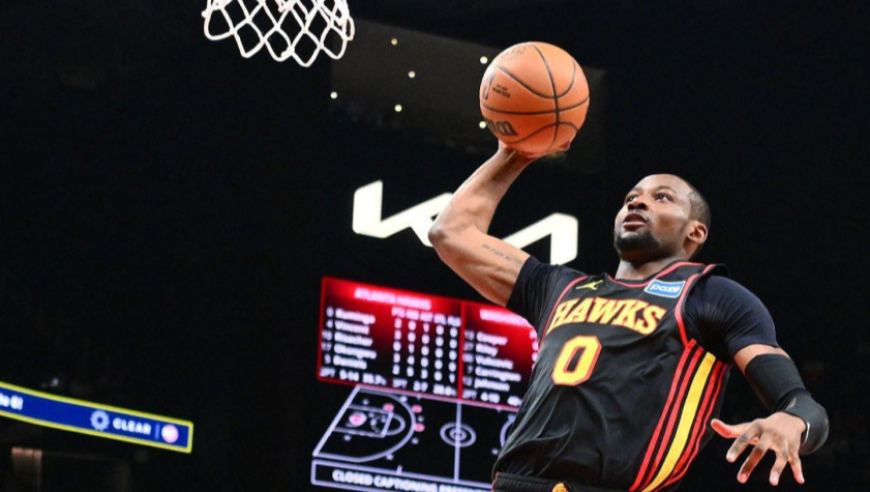 库明加完美老鹰首秀！替补12中9连秀暴扣 轰赛季新高27分7板4助2断