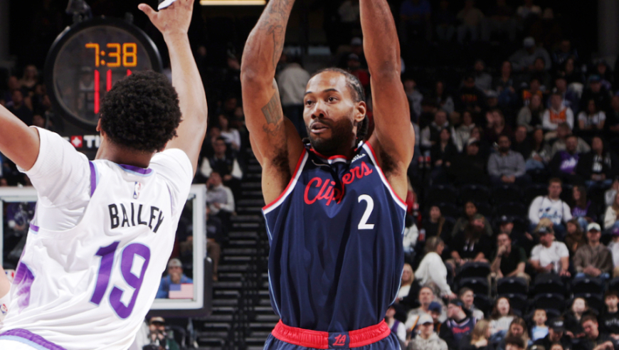 小卡21分哈登16+10！快船3连胜轻取爵士：近19战豪取16胜