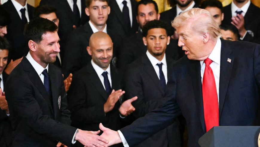 特朗普：我儿子是梅西的忠实粉丝，在我看来梅西比贝利更加出色