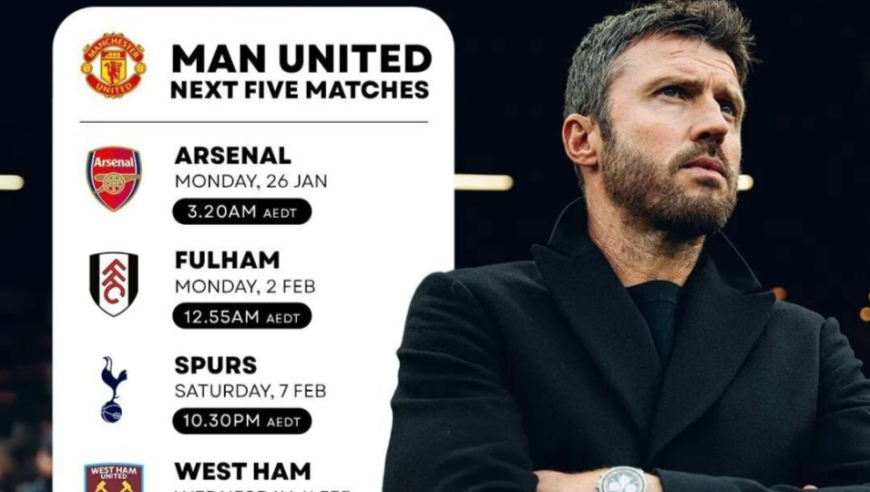 曼联战阿森纳仅两人伤缺！卡里克欲破不胜魔咒，穿黑衣致敬林皇奇迹