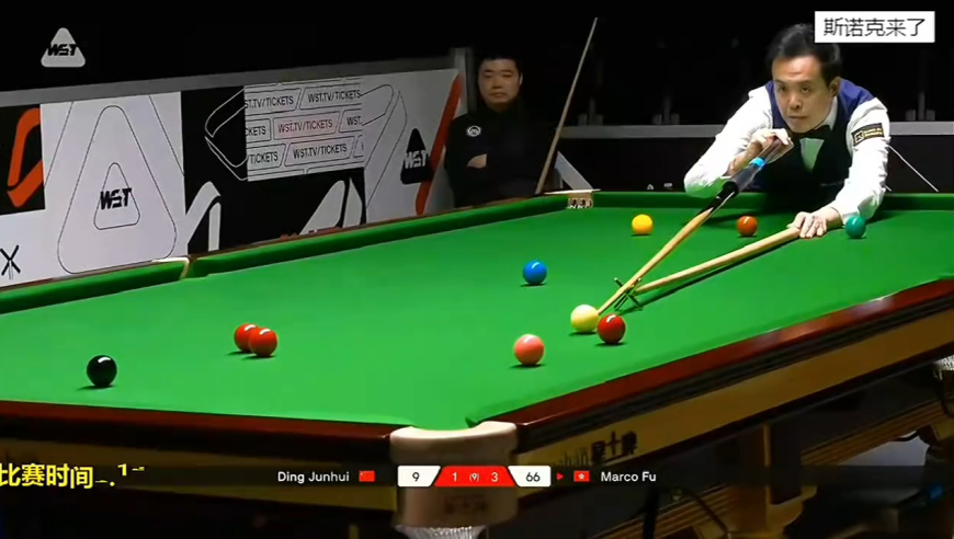 丁俊晖VS傅家俊，双方狂飙8杆斯诺克，剧情疯狂反转，最后一杆太离谱