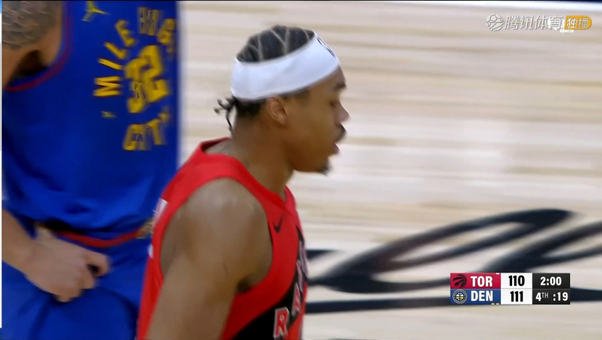 掘金猛龙生死时刻：穆雷争议造犯规惹猛龙教练暴怒 掘金险胜一筹