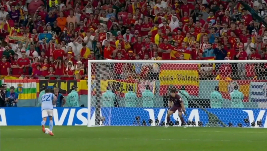 体坛记忆｜2022世界杯摩洛哥vs西班牙点球大战，斗牛军团一个点也没有进