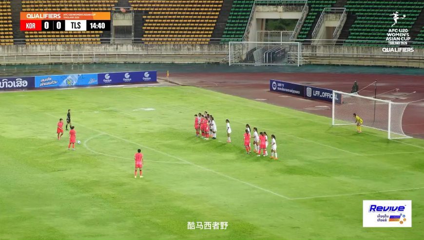 女足U20亚洲杯预选赛韩国女足的9个进球