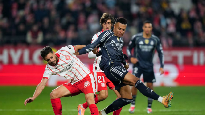 西甲：皇马1-1三连平跌至第二 姆巴佩点球扳平+错失绝杀