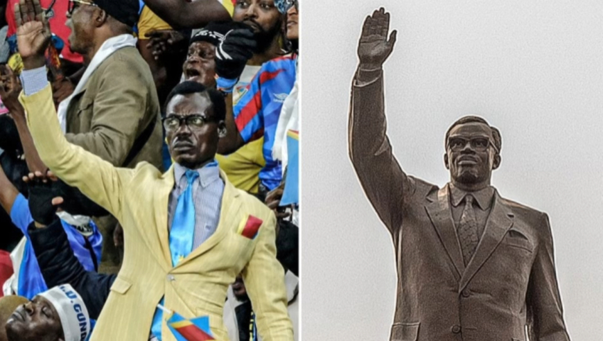 非洲杯最抽象球迷！民主刚果一观众身着西装，如雕像一动不动站立全场