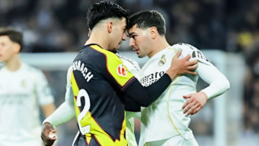 皇马2-1九人巴列卡诺，姆巴佩绝杀，贝林厄姆重伤！