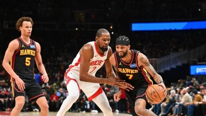 22分大胜！火箭终结老鹰11连胜，杜兰特25+6，小贾23+9