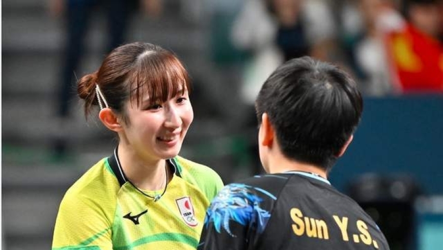 孙颖莎与早田希娜聊身高展现温馨交流，&ldquo;身高差28厘米照片&rdquo;引发热议