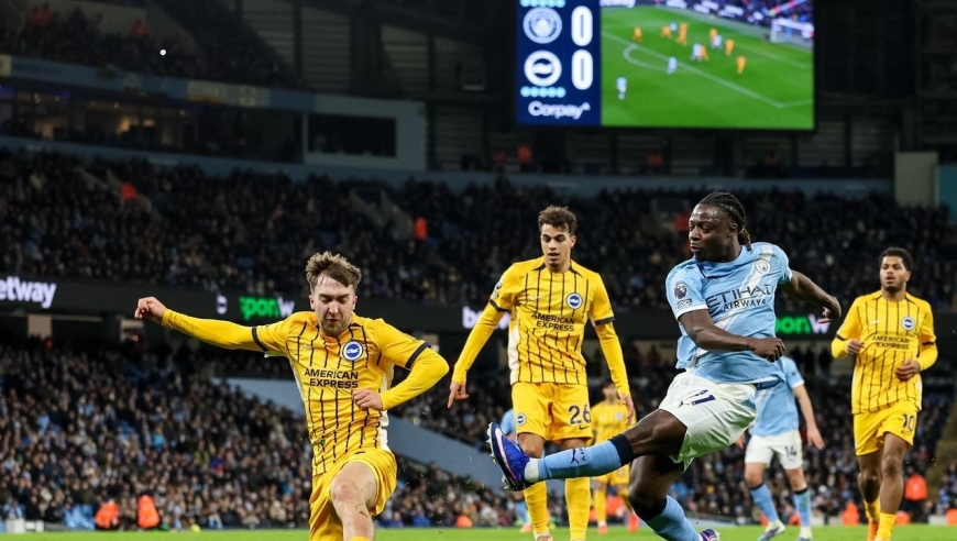 随着曼城1-1，曼联2-2，切尔西1-2，维拉0-0，英超最新积分榜出炉