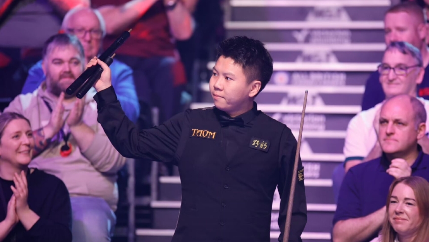 6-4！斯诺克英锦赛再爆冷门：八冠王一轮游，中国名将首胜奥沙利文