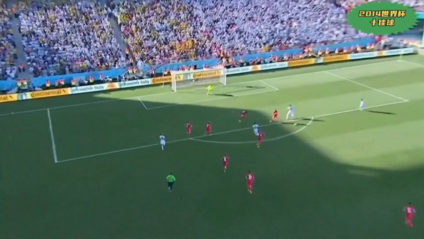 2014世界杯十佳球，梅西一传一射，范大将军鱼跃冲顶｜体坛记忆