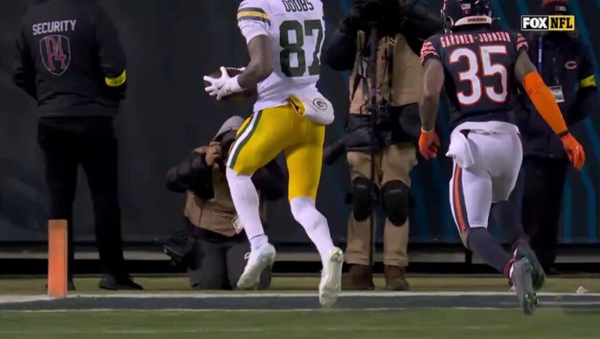 【达阵】终于等到了！威利斯连线多布斯甩开防守拿下33码达阵