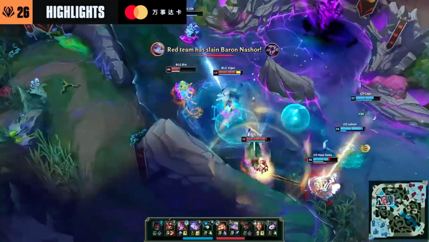 G2 vs BLG首局集锦：G2首局力克BLG